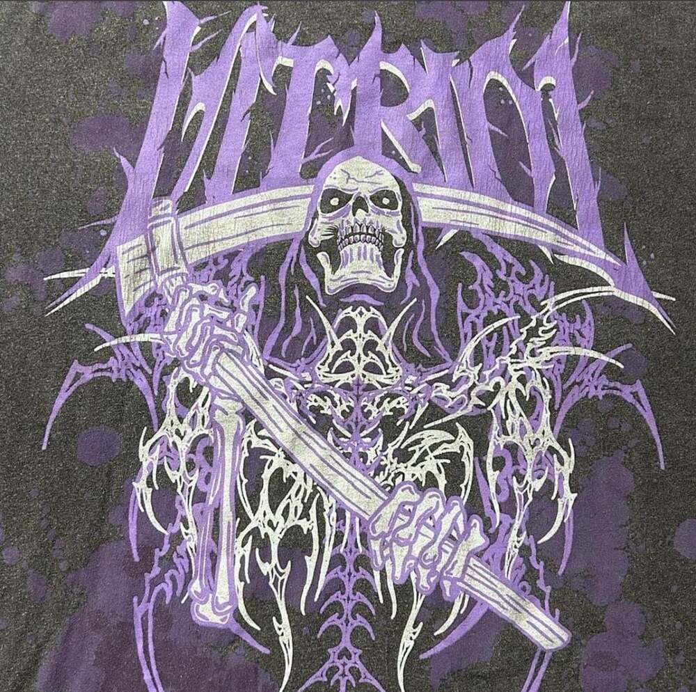 Vitriol Ghoulish Night Black T-Shirt Size Large